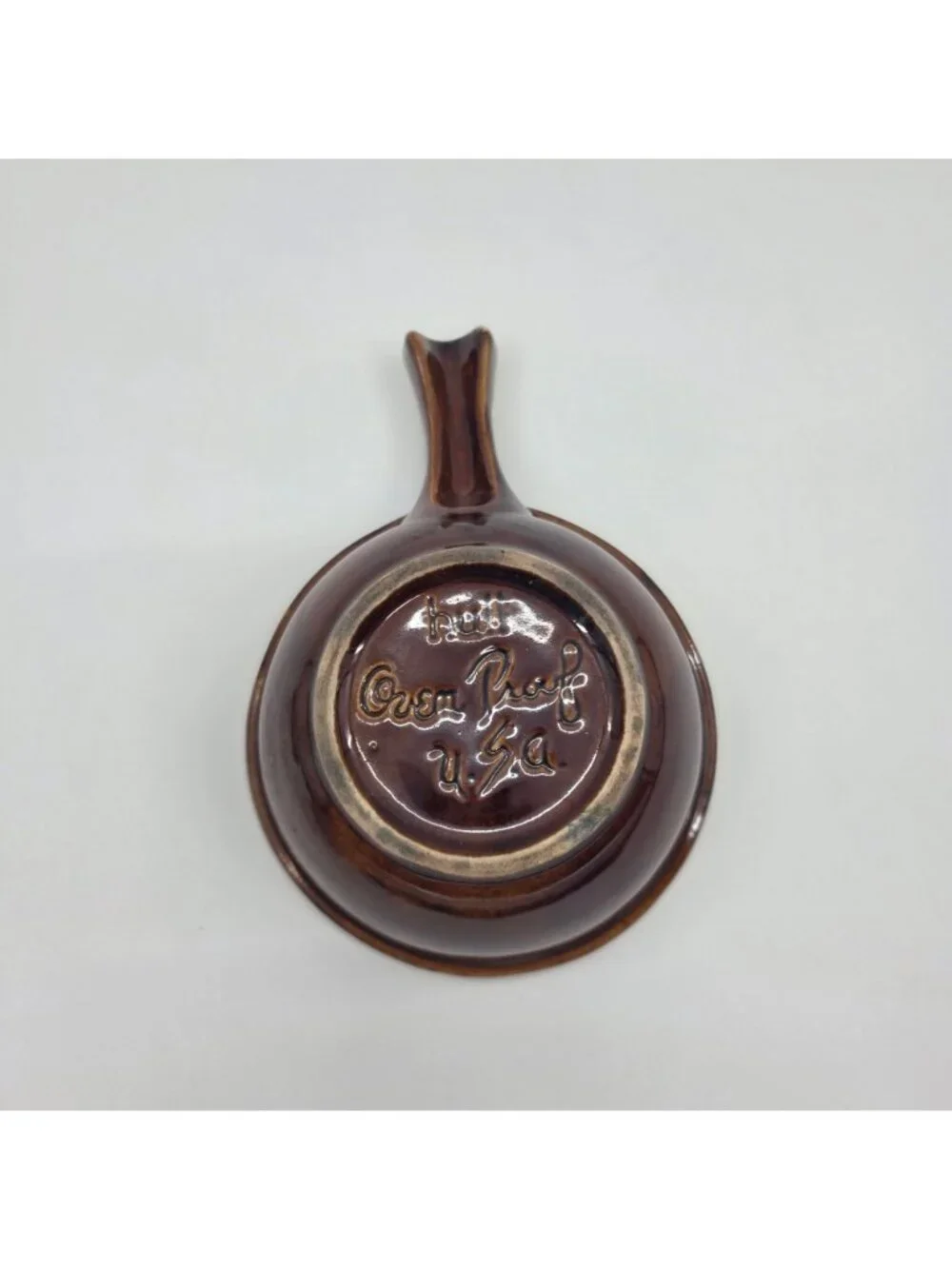 Vintage Hull Oven Proof Single Handled Soup Bowl